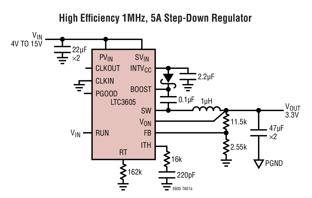 LTC3605Ӧͼһ